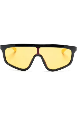 Gucci GG Supreme shield-frame sunglasses