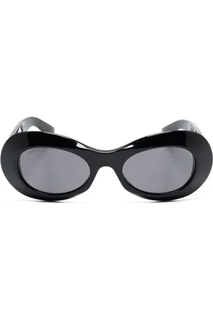 Gucci Interlocking G oval-frame sunglasses