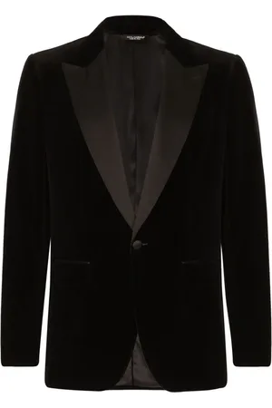 Dolce & Gabbana Single-breasted velvet blazer