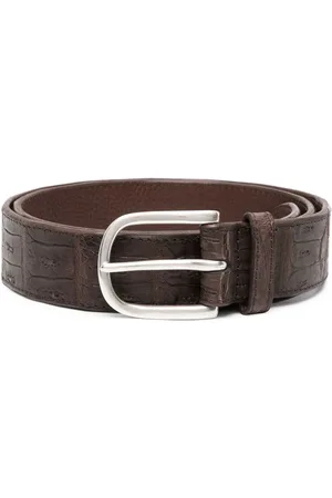 Orciani Animal-embossed leather belt