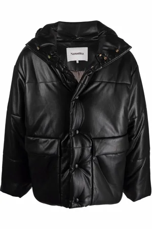 Nanushka Hide faux-leather puffer jacket