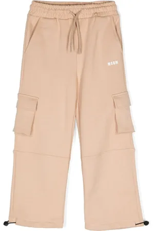 Msgm Logo-print cargo pants