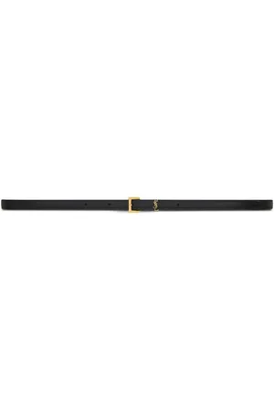 Saint Laurent Cassandre leather belt