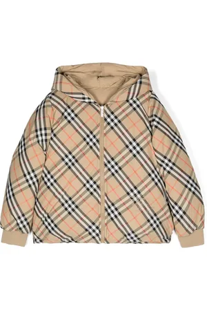 Burberry Reversible checked puffer jacket