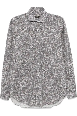 BARBA Floral-print shirt
