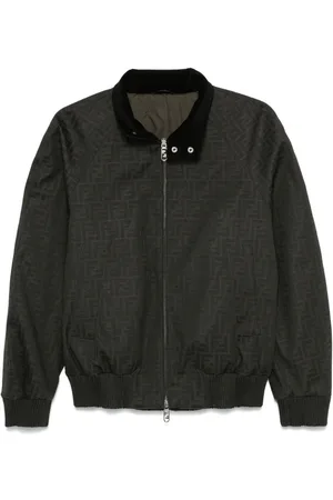 Fendi FF-jacquard bomber jacket