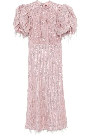 ROTATE Sequinned maxi dress