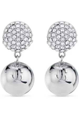 Jimmy Choo Embossed logo earrings