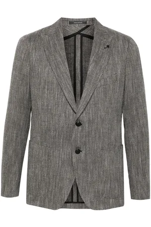 TAGLIATORE Brooch-detail blazer