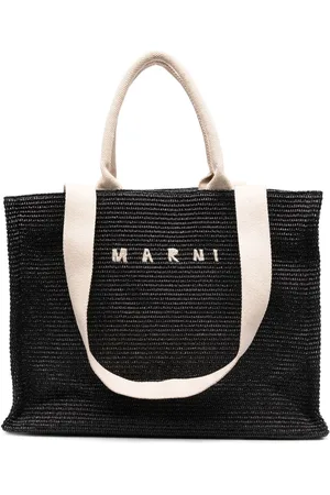 Marni Embroidered-logo tote bag
