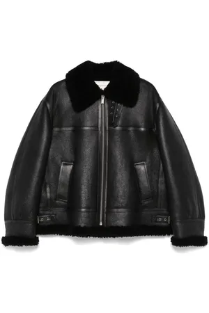 Saint Laurent Leather pilot jacket