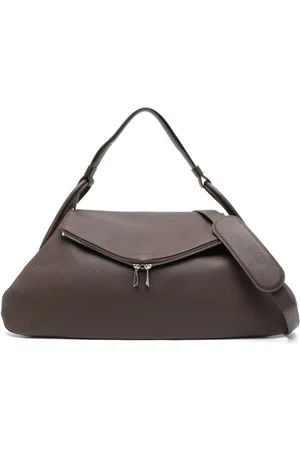 Amina Muaddi Leather tote bag