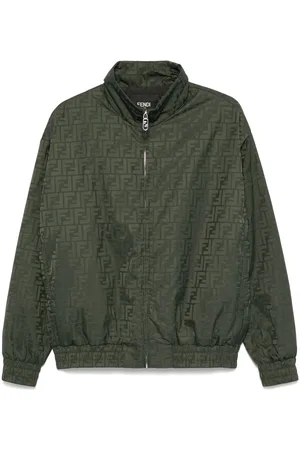Fendi FF padded bomber jacket