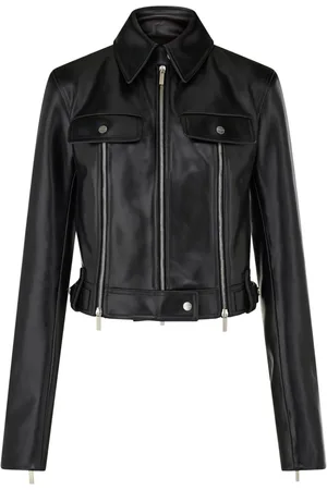 Salvatore Ferragamo Leather biker jacket
