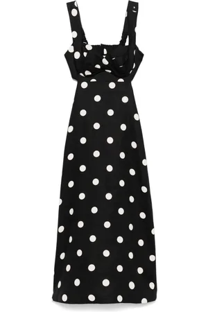 ZIMMERMANN Polka-dot midi dress