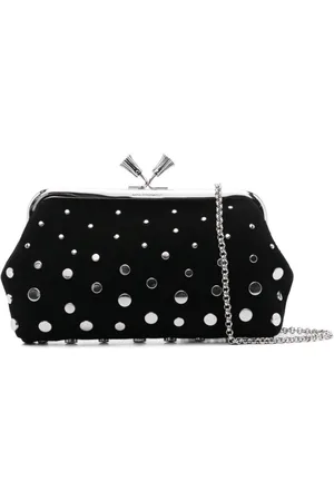 Anya Hindmarch Stud-embellished clutch bag