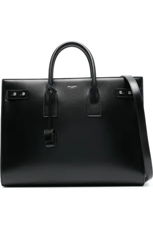 Saint Laurent Logo-debossed tote bag