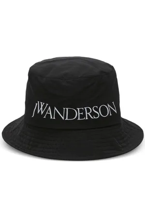 J.W.Anderson Logo-embroidered tonal-stitching bucket hat