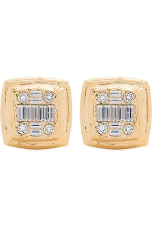 Amina Muaddi Jeanne earrings