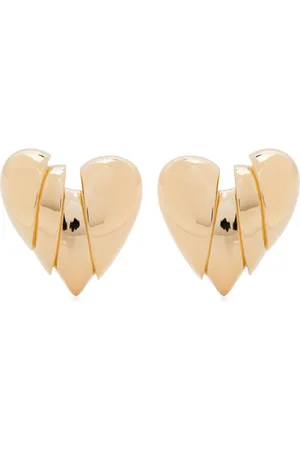 Amina Muaddi Heart Breaker earrings