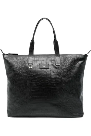 Dolce & Gabbana Crocodile-embossed leather tote bag