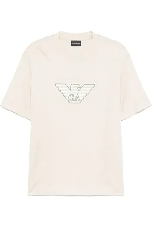 Emporio Armani Logo-embroidered T-shirt