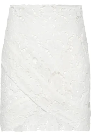 Farm Rio Broderie-anglaise mini skirt