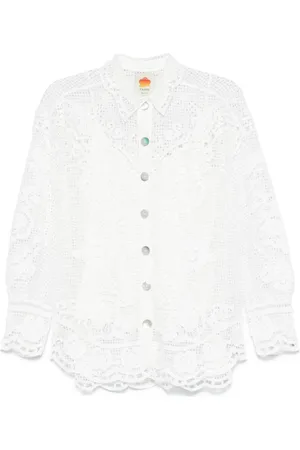 Farm Rio Broderie-anglaise shirt