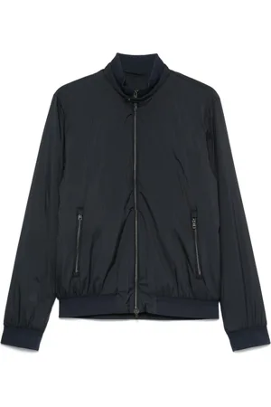 HERNO Logo-plaque bomber jacket
