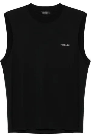 MUGLER Logo-lettering vest