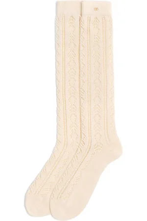 VALENTINO GARAVANI VLogo perforated socks