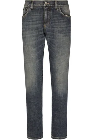 Dolce & Gabbana Logo-appliqué skinny jeans