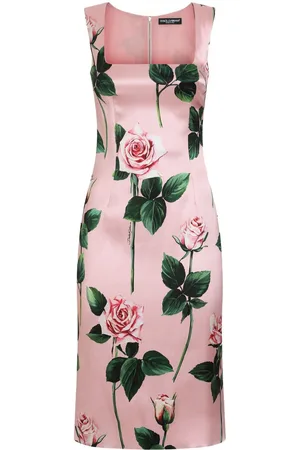 Dolce & Gabbana Floral-print midi dress