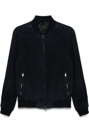 BRIONI Perforated bomber jacket