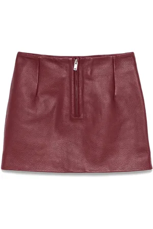 REMAIN Leather mini skirt