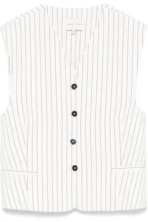 Loulou de Saison Striped waistcoat