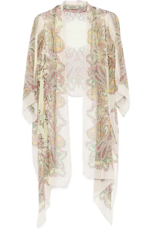 Etro Paisley-print silk cape
