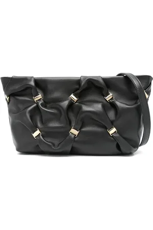 Salvatore Ferragamo Logo-plaque clutch bag