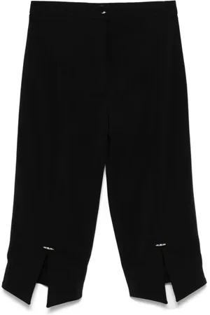MUGLER Pierced cropped trousers
