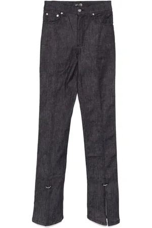 MUGLER Piercing-detail jeans