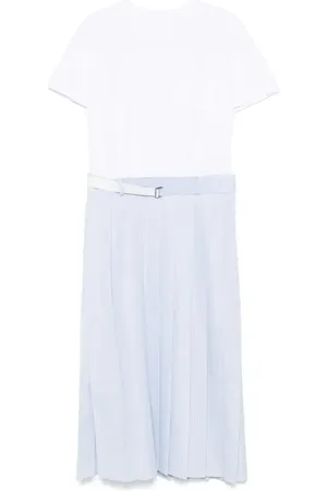 SACAI Pleated midi dress