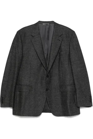 CANALI Patterned-jacquard blazer