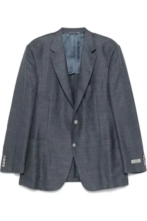 CANALI Slub-texture blazer