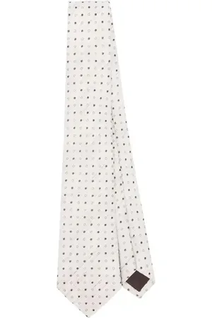 CANALI Patterned-jacquard tie
