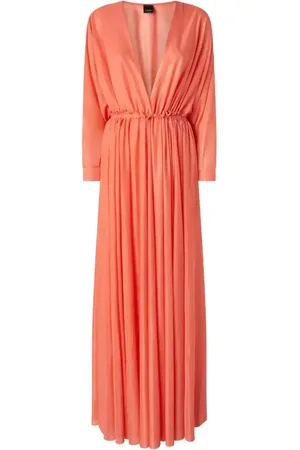 Pinko Ruched maxi dress