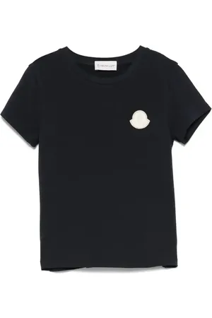 Moncler Embroidered-logo patch T-shirt