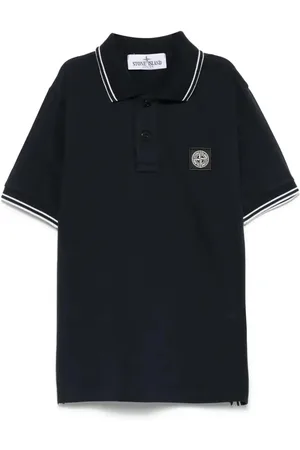 Stone Island Compass-motif polo shirt