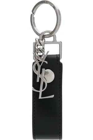 Saint Laurent Monogram leather keyring