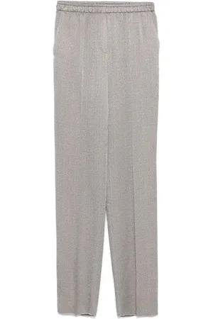 Giorgio Armani Pattern-jacquard trousers