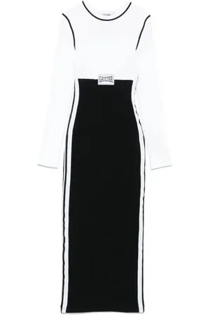 Jean Paul Gaultier Colour-block maxi dress